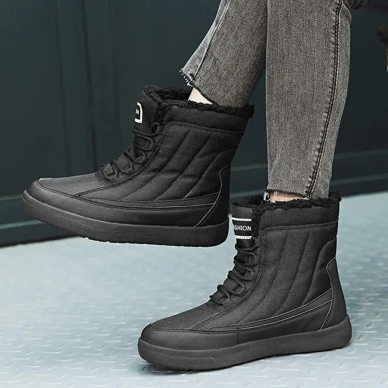 New Ladies Snow Boots Women Boots Designer Shoes High Heel Boots Fashion Warm Winter Hiking Boots